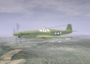 Flying P-51C Mustang 3D Download Screensaver Screenshot #1